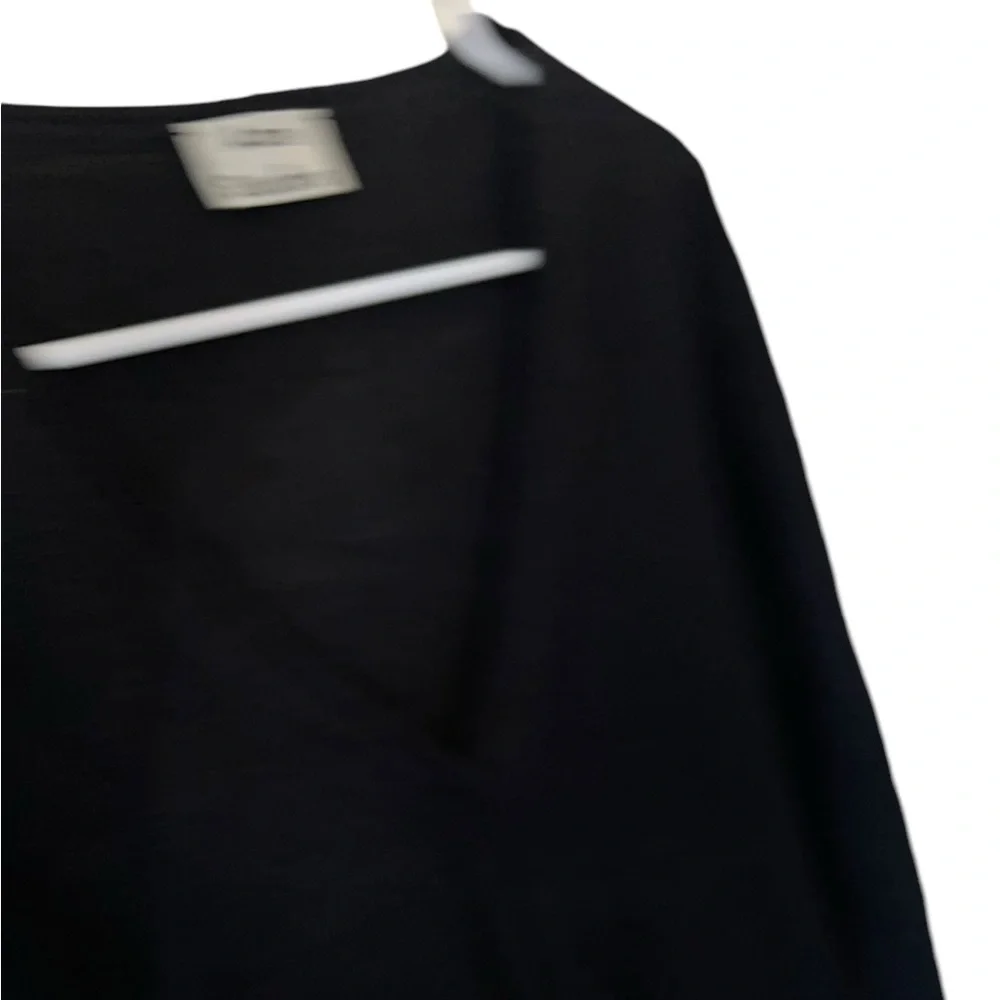 Acne Studios Jaden Black Alpaca Asymmetrical Top - Picture 5 of 12